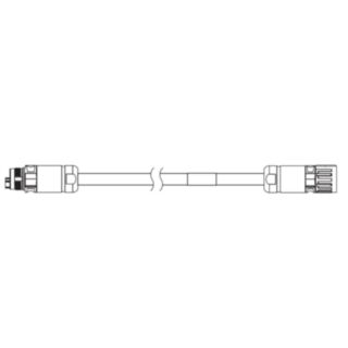 695502-1SA series servo EXTENSION hybrid cable, 10 m, 230 V: 1 kW to 1