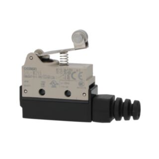 104735-Enclosed switch, short hinge roller lever, SPDT, 10A