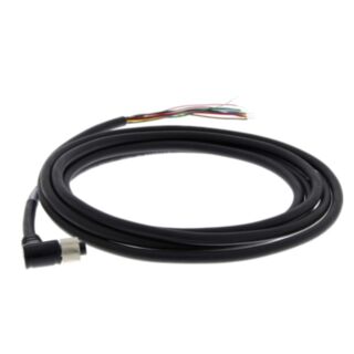 683092-V/F 430-F M12 to Flying Leads Cable, right angle down, 3 m