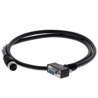 698184-V/F 430-F Cable, M12 socket to RS-232 DB9 socket, 1 m