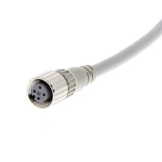 107680-Sensor cable, M12 straight socket (female), 4-poles, A coded, P