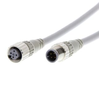 Cabo M12 Recto/recto 4 fios 10m M12 Robot retardador