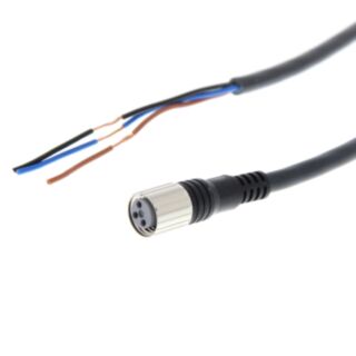 372022-Sensor cable, M8 straight socket (female), 3-poles, PVC robot c