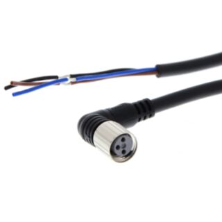 372025-Sensor cable, M8 right-angle socket (female), 3-poles, PVC robo