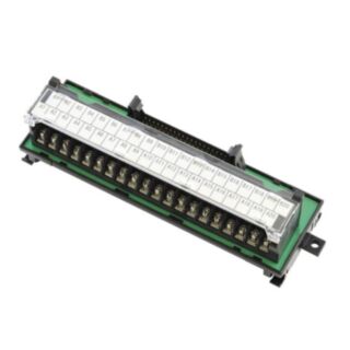 XW2R 40 punts klemmenstrook, DIN-railmontage, M3 schroefaansluiting, general purpose, met MIL connector
