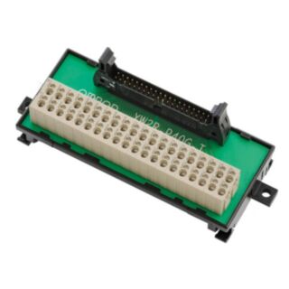 DIN-rail mounting terminal block, MIL40 socket, push-in clamp, 40 points, general-purpose
