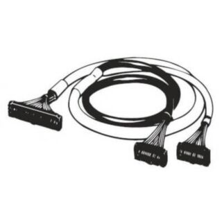 Kabel für G7TC/G70D/G70A Klemmblöcke, Verdrahtung: parallel, MIL40p. auf 2xMIL20p., 300cm