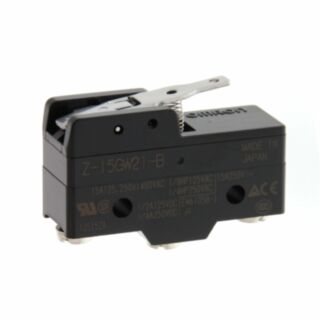 103033-General purpose basic switch, short hinge lever, SPDT, 15 A